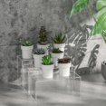 thumbnail image 4 of sasyxdc Square Acrylic Shelf Risers 3pcs  Acrylic Dessert Table Display Set  Clear Acrylic Showcase Collectibles Display Shelf for Funko Pop  Cupcake  Toys  Watches  Table Decorations - 4, 4 of 7