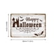 thumbnail image 3 of Letrero colgante de bienvenida de Halloween,decorativo para fiesta de Halloween,decoración de interiores,exteriores,hogar,jardín, 3 of 8