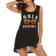 thumbnail image 1 of Traje de baño con capucha Ekouaer Tank, vestido de playa negro para mujer, 1 of 5