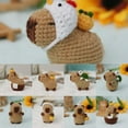 thumbnail image 4 of Capybara DIY Crochet Kit Beginner Starter Set With Yarn And Hook 15x10cm, 4 of 6