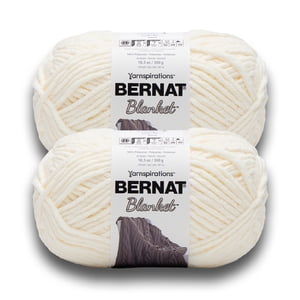 Bernat Blanket Yarn Vintage White, 2-Pack