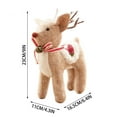 thumbnail image 3 of Adorno navideño de peluche de reno y muñeco de nieve para decoración navideña | Decoración colgante de tela suave para el árbol de Navidad | Decoración festiva para el hogar, fiestas y eventos, 3 of 6