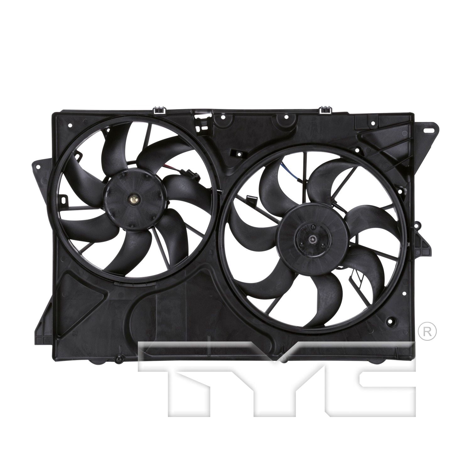 TYC 622780 Dual Radiator and Condenser Fan Assembly for FO3115187 