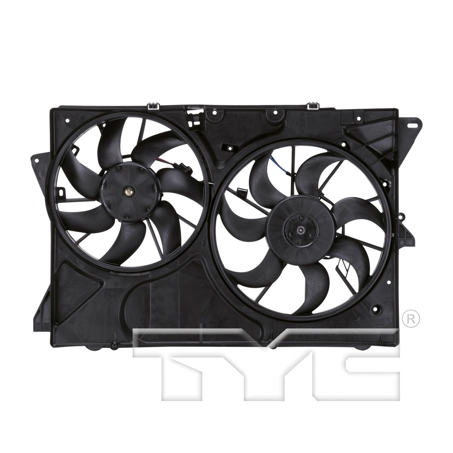 TYC 622780 Dual Radiator and Condenser Fan Assembly for FO3115187 