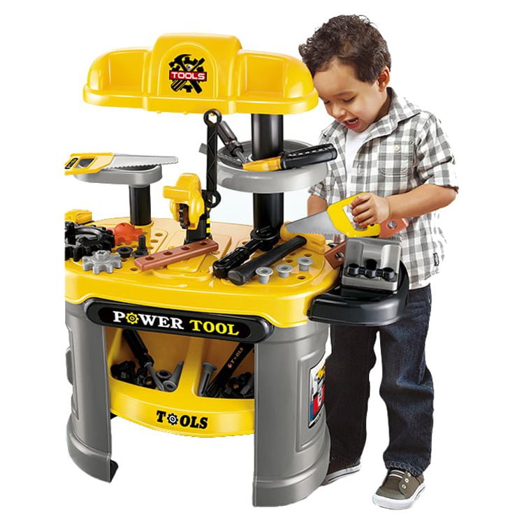 Joyooss Kids Power Tools Workshop, 103Pieces Construction Toy Workbenc
