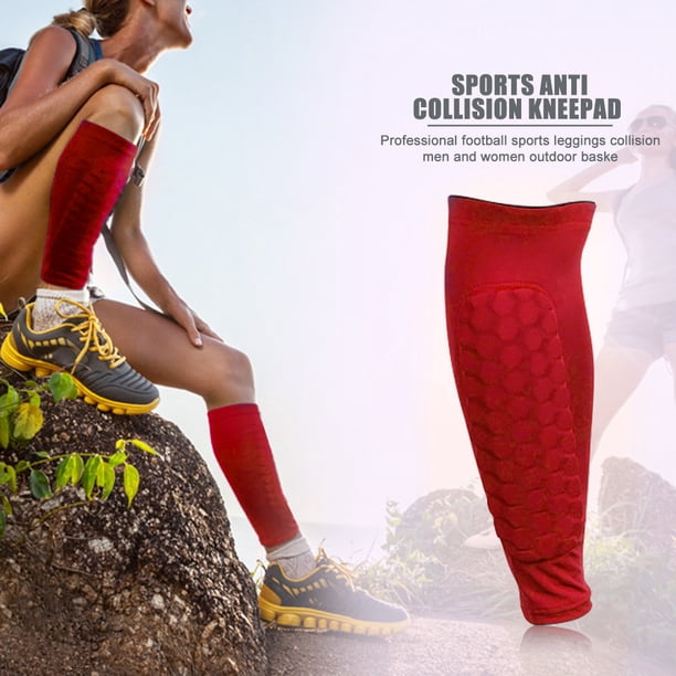 Espinilleras de fútbol para hombre y mujer, protectores para la parte inferior de la pierna, accesorios de entrenamiento, 1 ud.