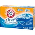 thumbnail image 4 of 2X - Arm & Hammer Clean Scentsations Fabric Softener Dryer Sheets - Purifying Waters 100 ct, 4 of 5