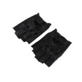 thumbnail image 3 of Dalazy Gants de Cyclisme Rétro Vintage en Cuir PU pour Hommes Sans Doigts pour Conduite Noir à Crochet et Boucle TG 1 Ensemble, 3 of 6