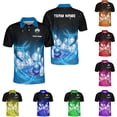 thumbnail image 2 of Personalized Name Bowling Polo Shirts 3D for Men and Women, Bowling Shirt, Bowling Shirts for Men Team Bowling Shirt (Yellow, XL), 2 of 10