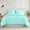 Aqua Blue, variant on 500 TC 100% Egyptian Cotton Premium Duvet Cover Zipper Closur Ultra Soft Durable and Fade Resistant Color Aqua Blue Stripe size Twin/Twin-XL