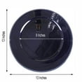 thumbnail image 2 of BalsaCircle 6 Navy Blue 13" Crystal Beaded Acrylic Wooden Textured Round Charger Plates, 2 of 5
