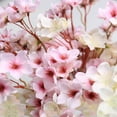 thumbnail image 4 of Hxlamzoo 3PCS Cherry Blossom Branches Decor Artificial Cherry Blossom Flowers 16" Fake Silk Flower Faux Real Touch Bouquet for Home Wedding Bedroom Japanese Garden Party Decoration(Pink), 4 of 7