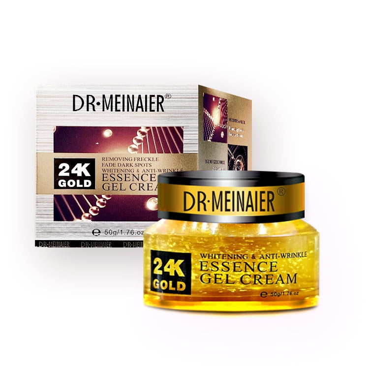 24K Gold & Collagen Firming Cream - Lifting Moisturizing Cream with Hyaluronic Acid - Reduces Wrinkles & Fine Lines - Anti Aging