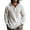 White, variant on Men'S Tops, Casual Hooded Shirts, Long Sleeve Lightweight Henley Neck Tops With Relaxed Fit & Drawstring Hood For Streetwear Hawaiian Shirts/Aloha Running Shirt Casual (L, White) ZManTrek
