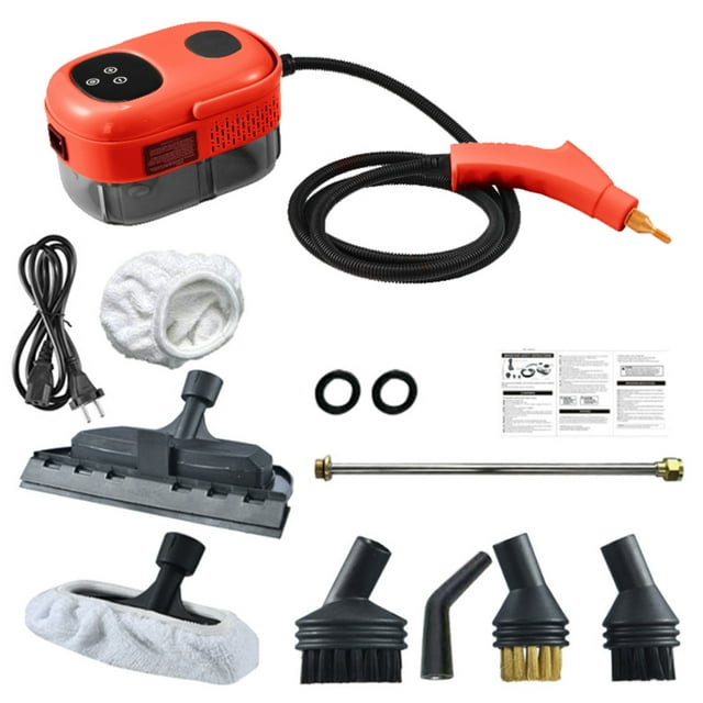 2500W High Pressure Steam Cleaner 1.1L Tank Handheld Steam Cleaner Pressurized Steam Cleaner for Kitchen Bathroom Car