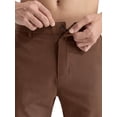 thumbnail image 5 of MIER Men's Flat Front Stretch Golf Shorts, 9 Inch Lightweight Shorts with 4 Pockets for Travel Hiking Casual, Brown, 38W x 9L, 5 of 7