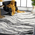 thumbnail image 2 of SAFAVIEH Tulum Quinten Abstract Area Rug, 4' x 6', Ivory/Black, 2 of 7