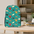 thumbnail image 5 of Kdxio Cute Hens And Rooster Clear Backpack, Transparent Bookbag for School for Women Men, Capacity Clear Bag for College, Travel, 5 of 7