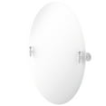 thumbnail image 1 of Frameless Oval Tilt Mirror with Beveled Edge - RD-91-WHM, 1 of 1