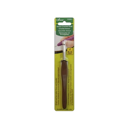 Clover Crochet Hook Amour Size J 6.00mm