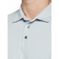 thumbnail image 4 of Ben Hogan Men’s and Big Men’s Mini Jacquard Long Sleeve Golf Polo Shirt, up to Size 5XL, 4 of 4
