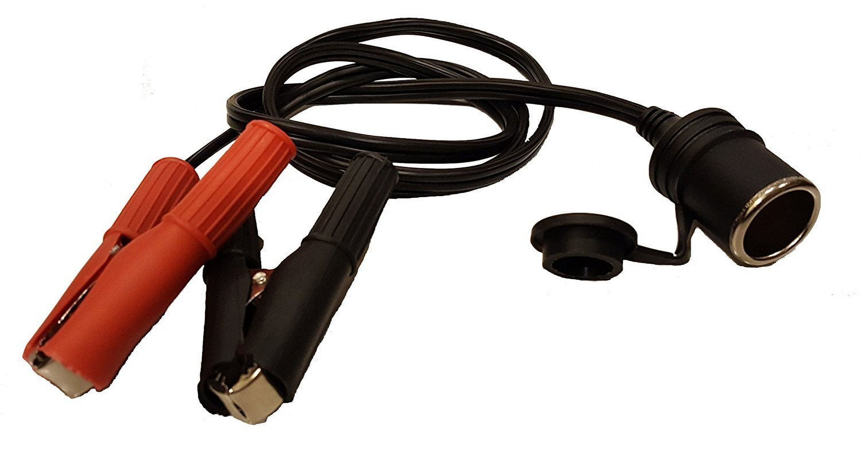 cigarette lighter socket with battery clips 12v Clip To Car Female Clamp Access D5p8 Safe and easy to use 12 Volt Battery Terminal Clip-on