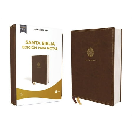 Rvr60, Santa Biblia, Edición Para Notas, Leathersoft, Café, Palabras de Jesús En Rojo, Comfort Print, (Hardcover)