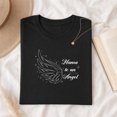 thumbnail image 3 of Jollimate Mama to an Angel Memorial T-Shirt, Infant Loss Graphic Tee, Women's Shirt, 3 of 6
