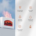 thumbnail image 6 of AOLIGEI Humidifiers For Bedroom Fireplace Simulation Flame Oil Diffuser 270Ml Cool Mist Humidifier Essential Desktop Humidifier Night Light, 6 of 7