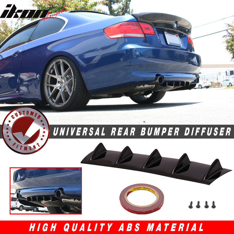 universal rear bumper lip diffuser