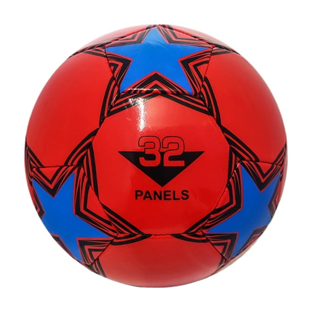 Guardoinrt Teamwork Football Size 5 Soccer Ball For Fun And Competition Machine Stitched Panels For Added red