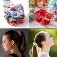 thumbnail image 5 of Tie Dye Scrunchies, 12 PCS Velvet Scrunchies for Hair in Gradient Color, Soft Rainbow Scrunchy Ponytail Holder, Hair Accessories Elastic Hair Bands for Women Girls, 5 of 6