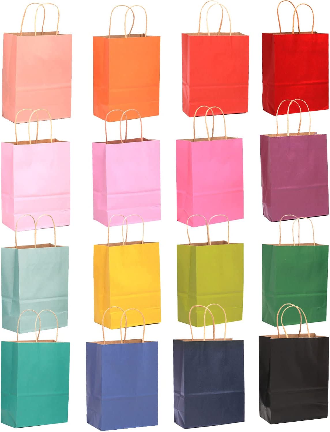 Bakepacker Medium Gift Bags - 32 Pack Multicolor photo 2