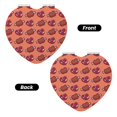 thumbnail image 2 of Kdxio Cartoon Meat Pocket Mirror, 1X/2X Travel Makeup Mirror 2-Sided Folding Small Mirror Portable Double-Sided Magnifying Cosmetic Mirror for Gift-Heart Shape, 2 of 9
