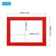 thumbnail image 2 of Marco de fotos magnético Uxcell 4x6, 8 piezas, marco magnético A6, marcos de fotos autoadhesivos reutilizables para refrigerador, ventana, pared, rojo, 2 of 7