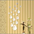 thumbnail image 4 of 20pcs DIY Removable 3D Water Drop Mirror Decal Vinyl Art Wall Sticker Home Decor, 4 of 4