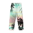 thumbnail image 5 of Balery Tropical Summer Palm print Men's Pajama Pants,Ultra Lightweight Pjs,Lounge Pant-Small, 5 of 9