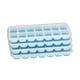 thumbnail image 4 of Molde de silicona para cubitos de hielo Ormromra bandeja cuadrada 4 Uds, 4 of 8