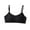 Black, variant on Huowey Student Bra Fixed Cup with Pad Top Casual Running Workout Yoga Sports Bra