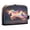 Glowing Flying Unicorn, variant on Standing Pencil Case with Base Large Capacity Stationery Pouch Pen Bag with Zipper for Women Men Flamingos in Tropical Garden
