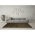 thumbnail image 3 of Ahgly Company Indoor Square Abstract Brown Contemporary Area Rugs, 6' Square, 3 of 4