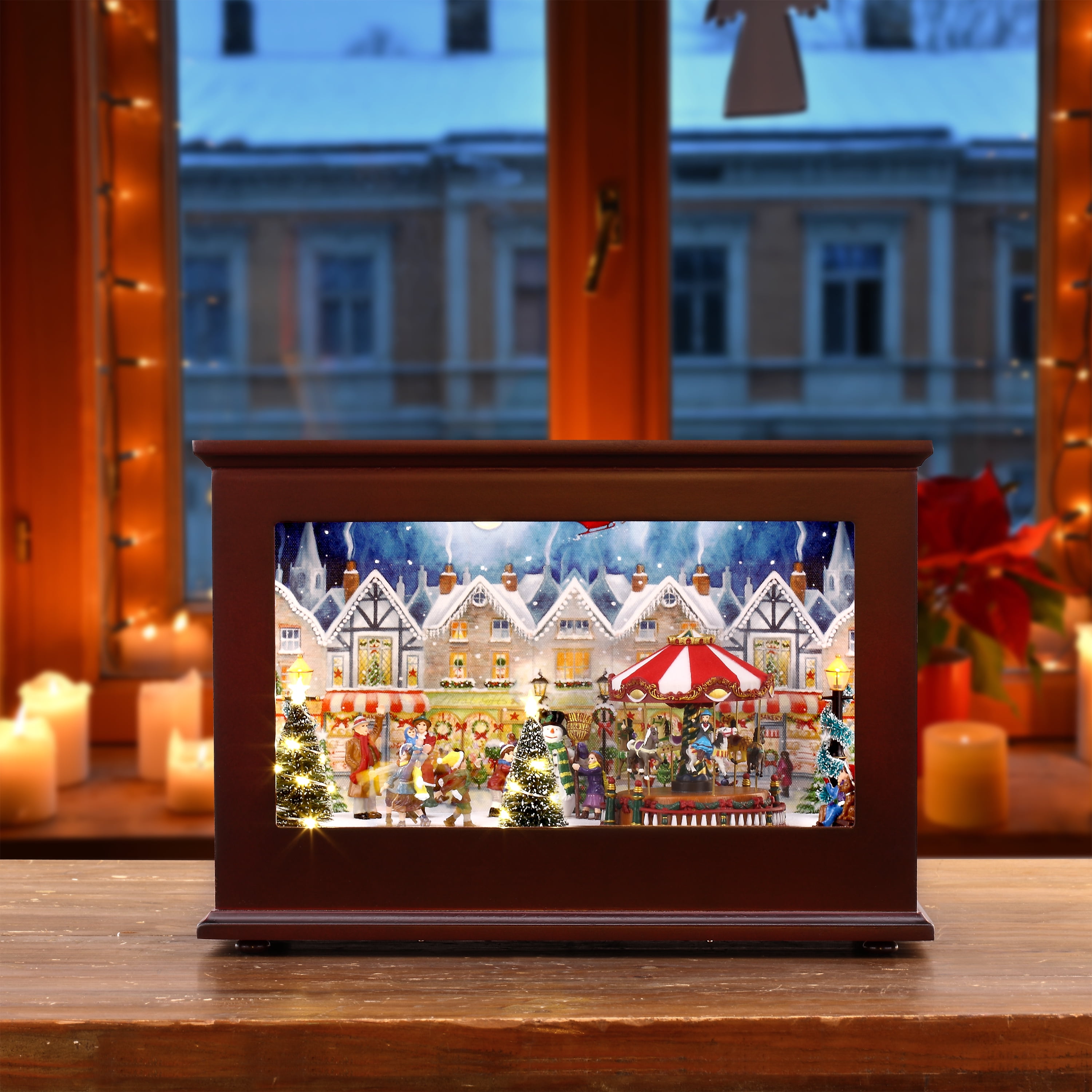 Mr. Christmas Heirloom Christmas Music Box Christmas Music Box