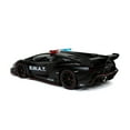 thumbnail image 3 of Lamborghini Veneno S.W.A.T. Police, Matte Black - Jada Toys 32261/4 - 1/24 scale Diecast Model Toy Car, 3 of 4