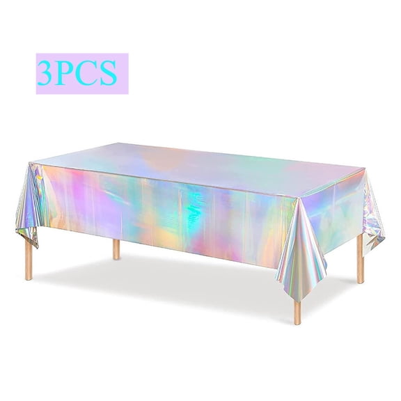 Rectangular Colorful Tablecloth Ambient Sense Decoration for Christmas Birthday Party