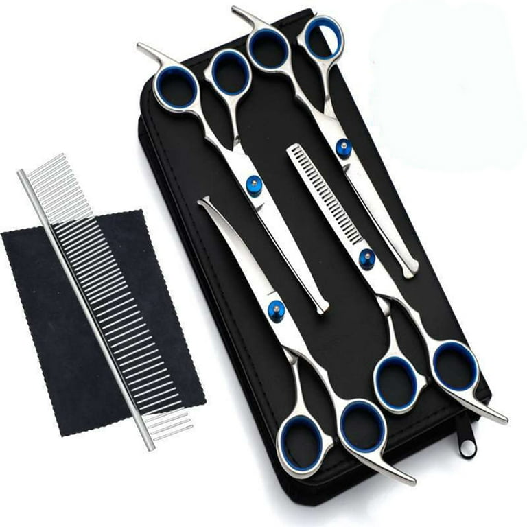 8 inch pet hairdressing scissors setstainless steel set high class pet  scissors