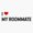 1pcs, variant on I Love My Roommate Friendship Heart Sticker
