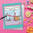thumbnail image 5 of NobleWorks Big Funny Birthday Greeting Card 8.5 x 11 Inch with Envelope (1 Pack) Big, Jumbo Bday Flamingo Scale J3370BDG, 5 of 6
