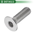 thumbnail image 6 of Unique Bargains Universal Car Modification M6 Gasket Bolt License Plate Frame Screw, M6x1.0, Aluminum Alloy, 1 Set Orange, 6 of 6