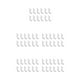 thumbnail image 3 of Ounissouiy 50 Pieces Curtain Rail Hooks Home Hardware Gliding Track Plastic Fittings Hangers Tools Curtains Fixators Clips Fixing Tracks Blanco 5piezas, 3 of 6