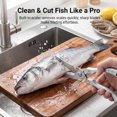 thumbnail image 4 of Multifunctional Heavy Duty Kitchen Shears, Stainless Steel Kitchen Scissors, Meat, Bone, Fish, All Purpose Kitchen Scissors for Food with Fish Scaler, Bottle Opener and Safety Lock (3PC), 4 of 8